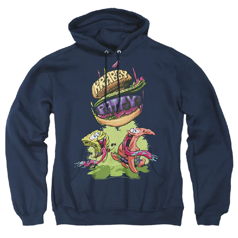 SpongeBob SquarePants Krabby Patty From The Sky - Pullover Hoodie