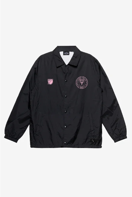 Inter Miami CF Coach Jacket - Black