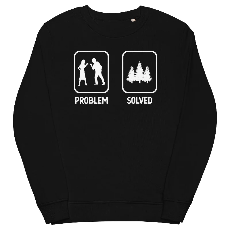 Problem Solved - Bäume - Unisex Premium Organic Sweatshirt