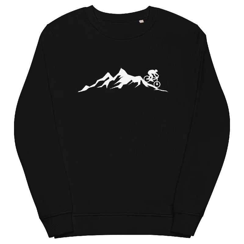 Berge - Mountainbike - (M) - Unisex Premium Organic Sweatshirt