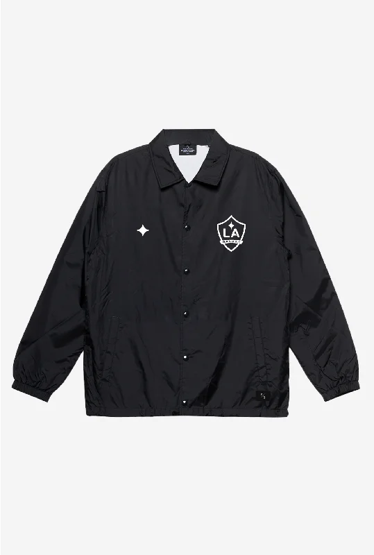 Los Angeles Galaxy Coach Jacket - Black