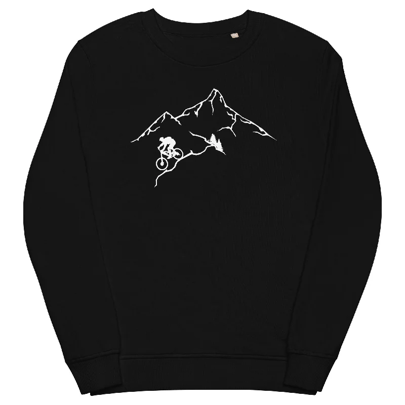 Berge - Mountaingbiking - (M) - Unisex Premium Organic Sweatshirt