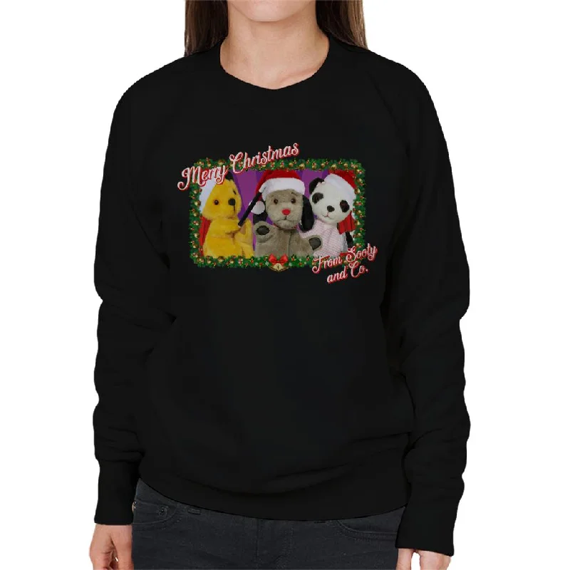 Sooty Christmas Merry Xmas From Sooty And Co Women's Sweatshirt