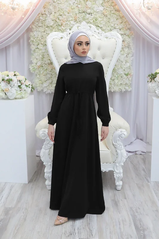 Deluxe Soft Essential Abaya- Black