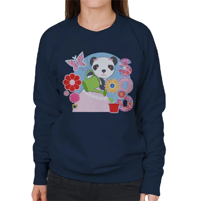 Sooty Soo Watering Flowers Women's Sweatshirt