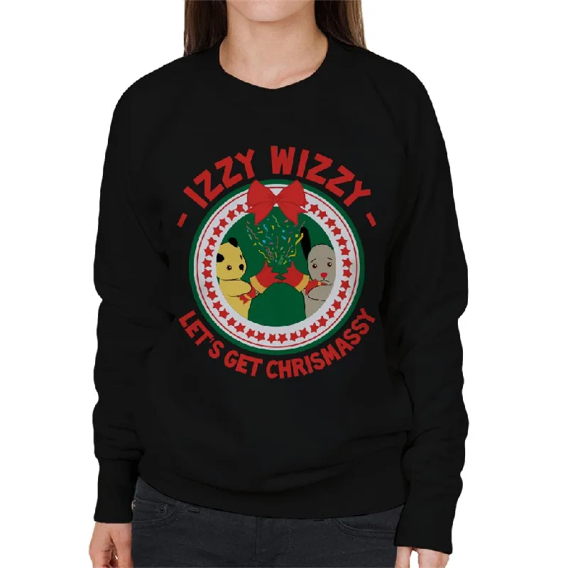 Sooty Christmas Lets Get Chrismassy Women's Sweatshirt