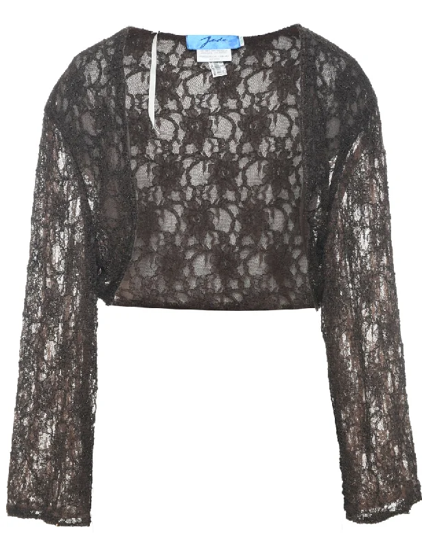 Lace Bolero Jacket - L