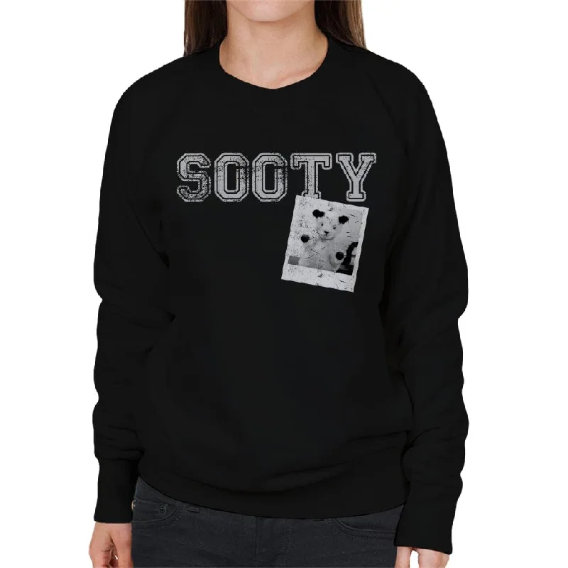 Sooty Retro College Sports Style Women's Sweatshirt