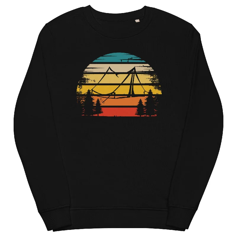 Retro Sonne und Camping - Unisex Premium Organic Sweatshirt