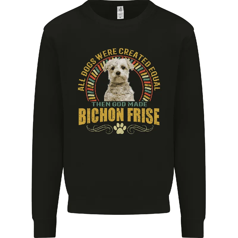 A Bichon Frise Dog Mens Sweatshirt Jumper