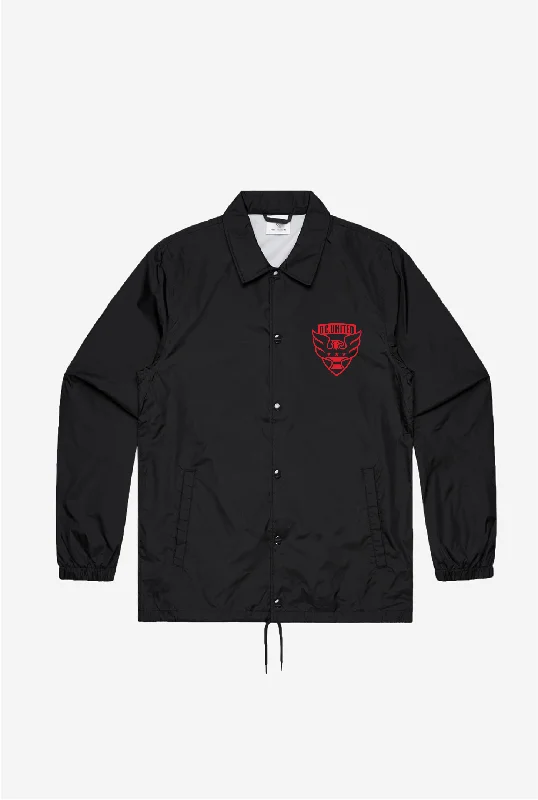 D.C. United Coach Jacket - Black