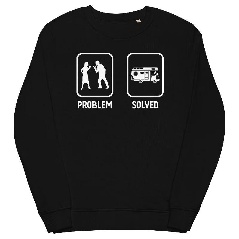 Problem Solved - Camping Van - Unisex Premium Organic Sweatshirt