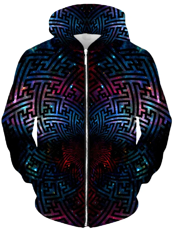 Sacred Sayagata Galaxy Unisex Zip-Up Hoodie