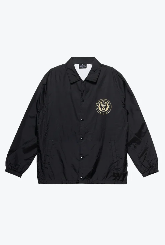 Philadelphia Union Coach Jacket - Black