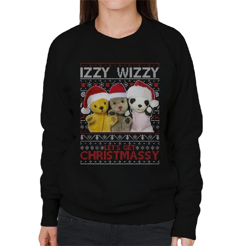 Sooty Christmas Izzy Wizzy Women's Sweatshirt