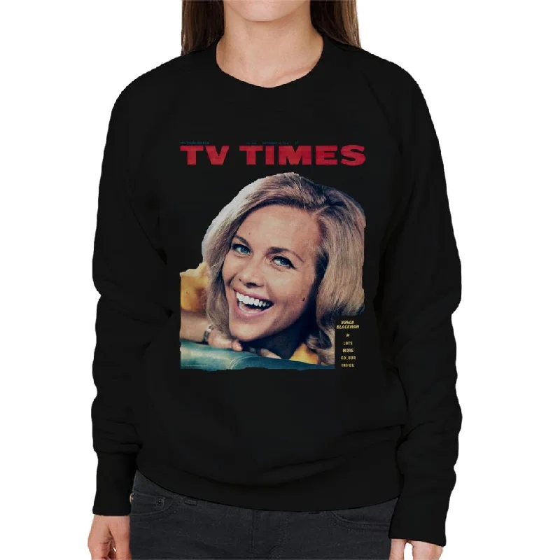 TV Times Honor Blackman 1964 Cover Women's Sweatshirt