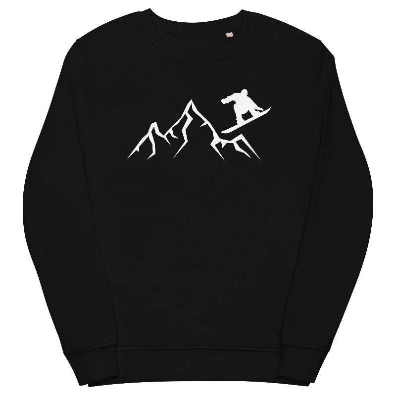 Berge - Snowboarding - (24) - Unisex Premium Organic Sweatshirt