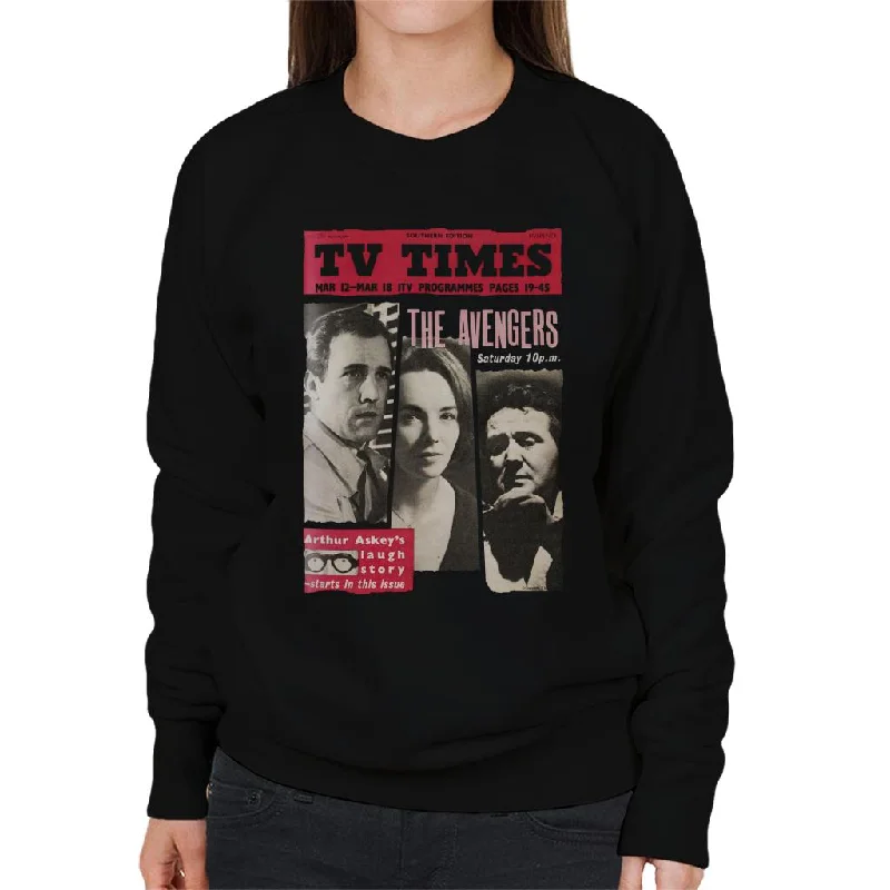 TV Times The Avengers 1961 Cover Women's Sweatshirt