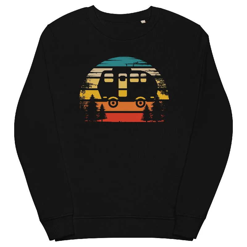 Retro Sonne und Camping - Unisex Premium Organic Sweatshirt