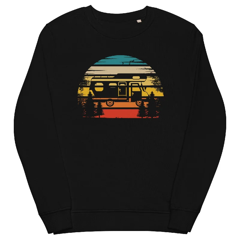 Retro Sonne und Camping - Unisex Premium Organic Sweatshirt