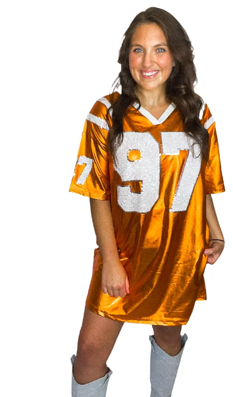 American Football Tennessee Jersey Style Mini Dress