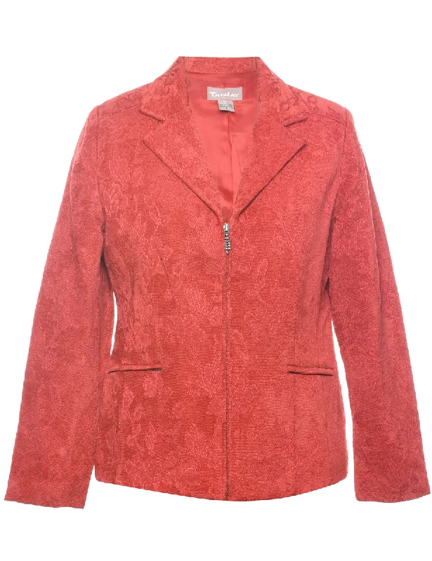 Red Tapestry Jacket - L