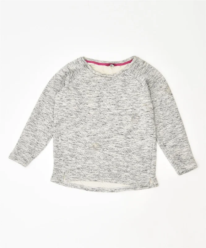 JOULES Womens Sweatshirt Jumper UK 10 Small Grey Cotton