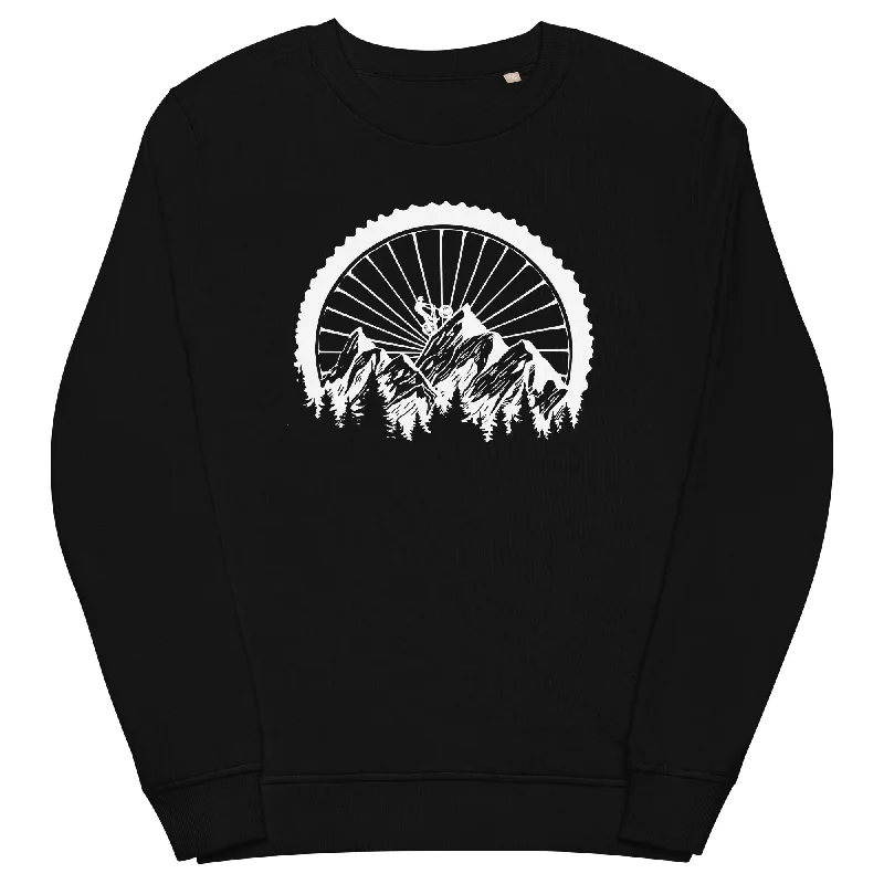 Mountainbike Geometrisch - (M) - Unisex Premium Organic Sweatshirt