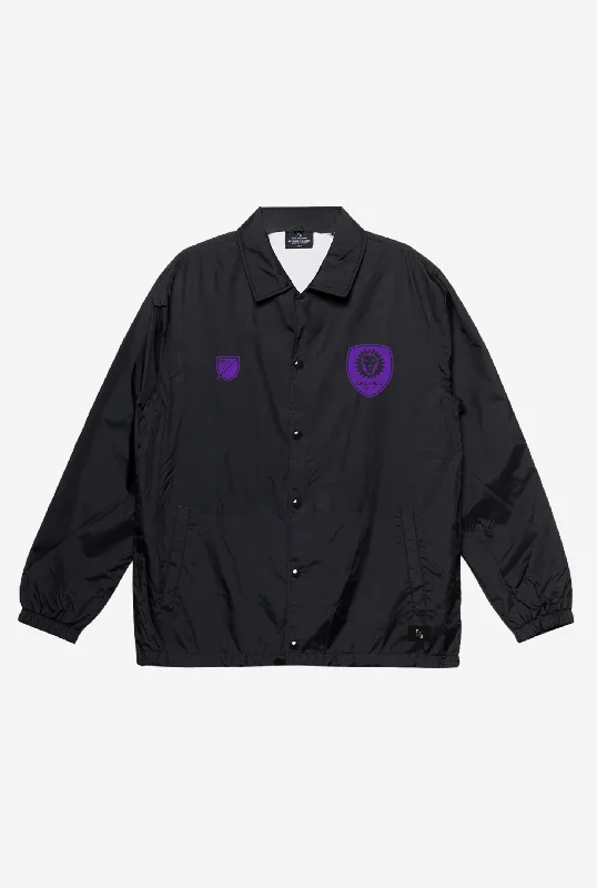 Orlando City SC Coach Jacket - Black