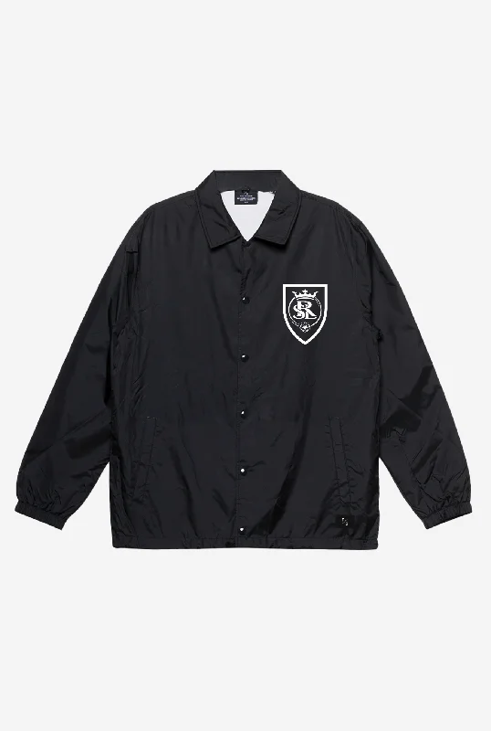 Real Salt Lake Essentials Coach Jacket - Black