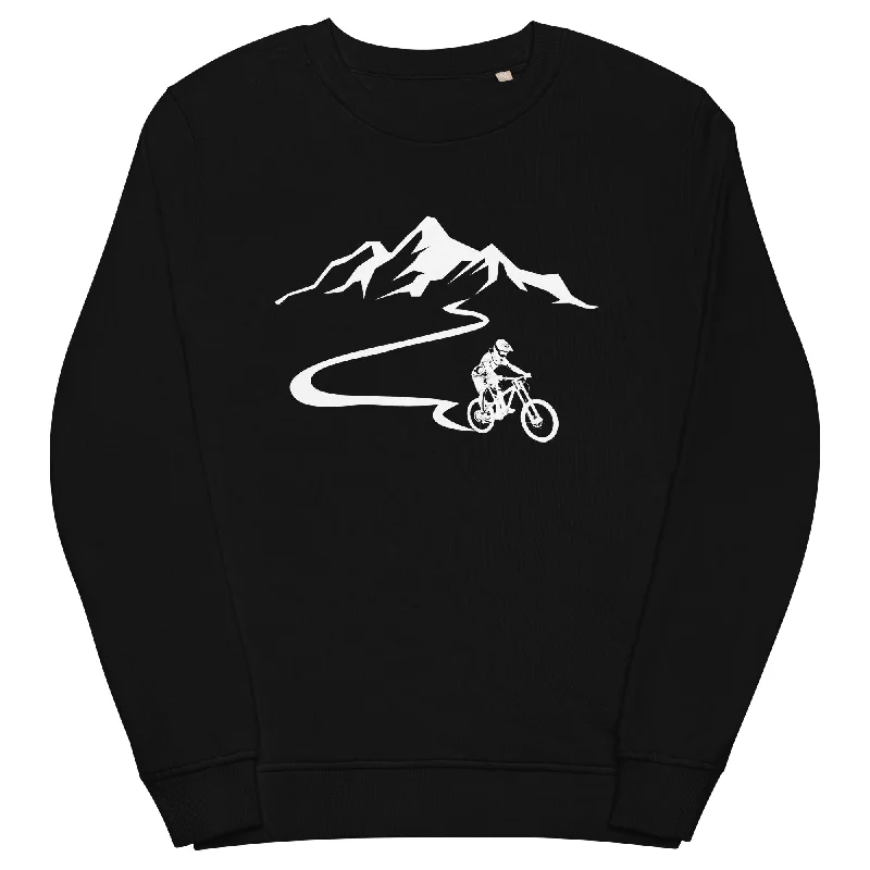 Berge - Mountainbike - (M) (13) - Unisex Premium Organic Sweatshirt