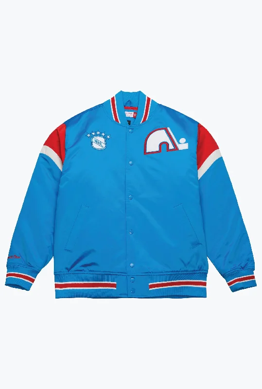 Quebec Nordiques Heavyweight Satin Jacket