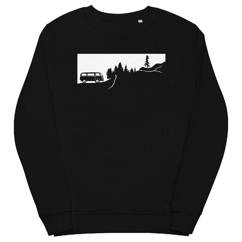 Berge - Bäume - Camping Van - Unisex Premium Organic Sweatshirt