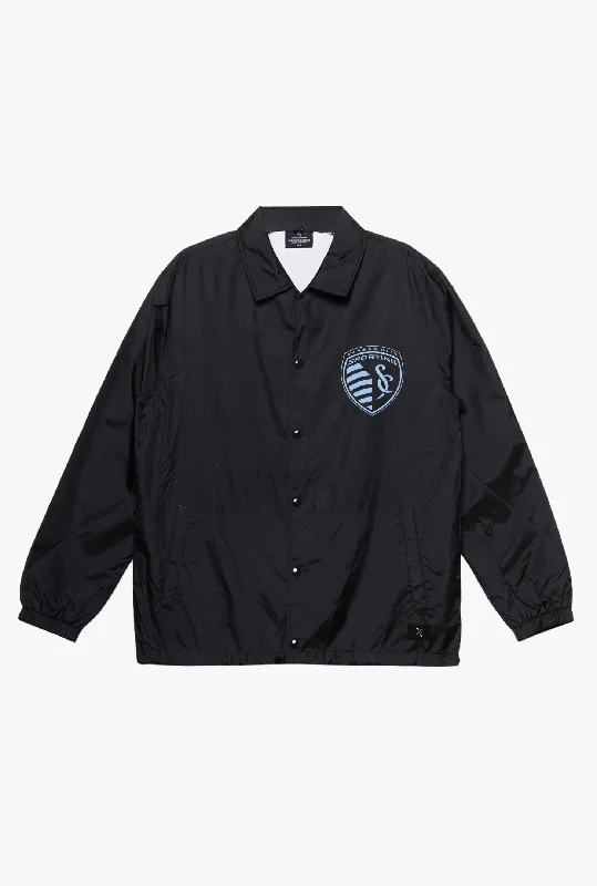 Sporting Kansas City Essentials Coach Jacket - Black