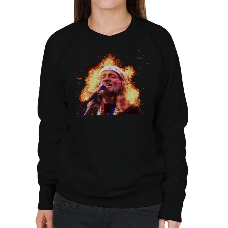 TV Times Country And Western Singer Willie Nelson Women's Sweatshirt