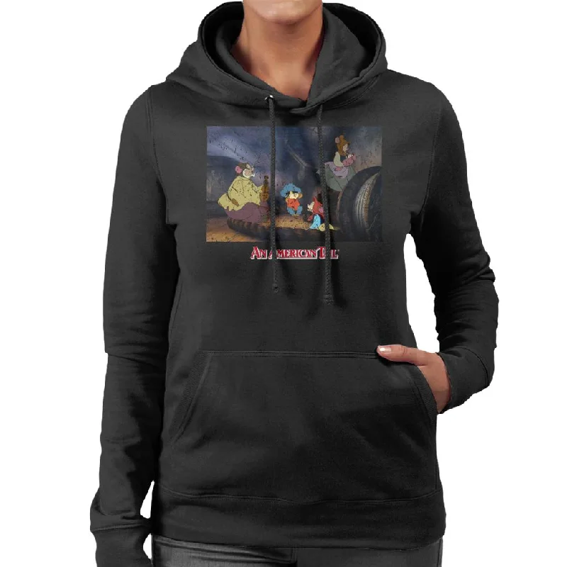 An American Tail Fievel And Family Women's Hooded Sweatshirt