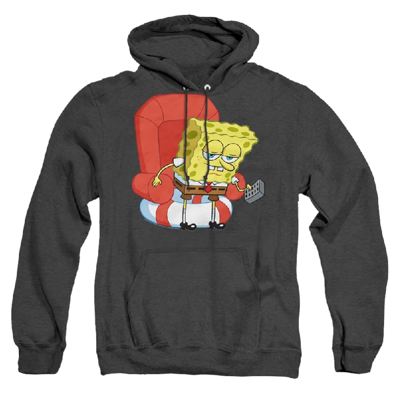 SpongeBob SquarePants Head Out Meme - Heather Pullover Hoodie