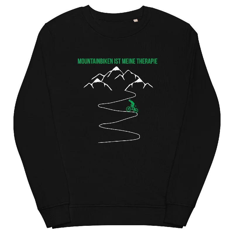 Mountainbiken ist meine Therapie - (M) - Unisex Premium Organic Sweatshirt