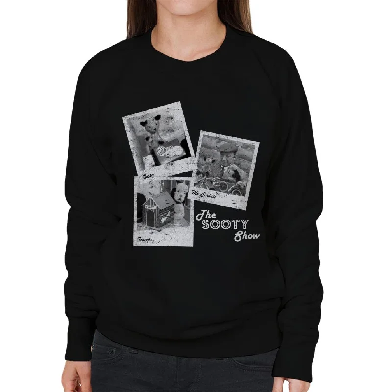 Sooty Retro 1950's Photo Montage Women's Sweatshirt