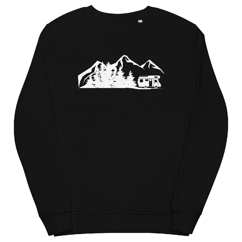 Berge - Bäume - Camping Van - Unisex Premium Organic Sweatshirt