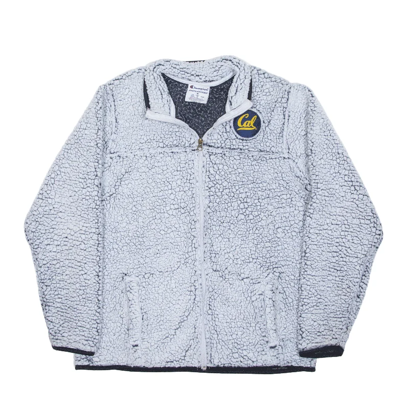 CHAMPION Cal Teddy Fleece Jacket White Womens M