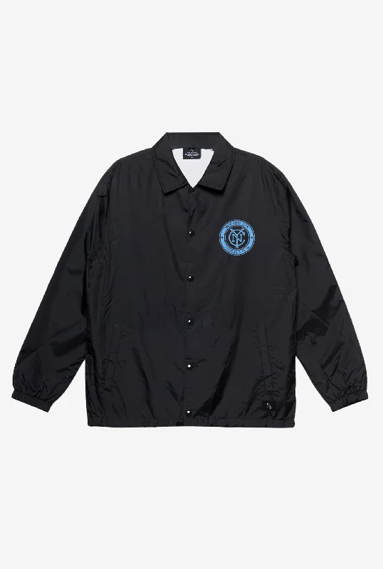 New York City FC Coach Jacket - Black