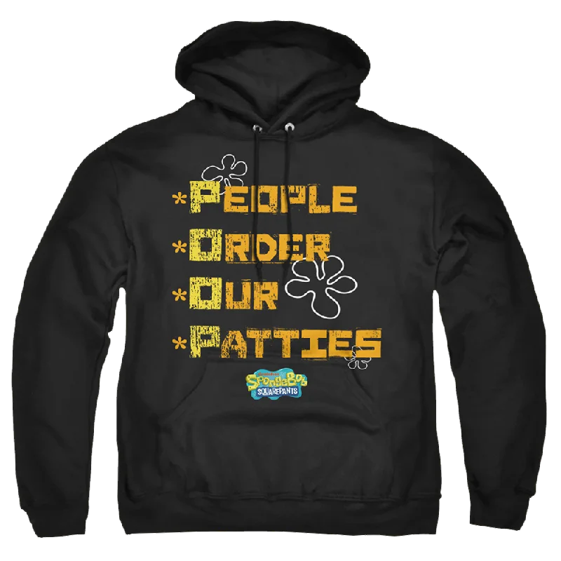 SpongeBob SquarePants People Order Our Patties - Pullover Hoodie