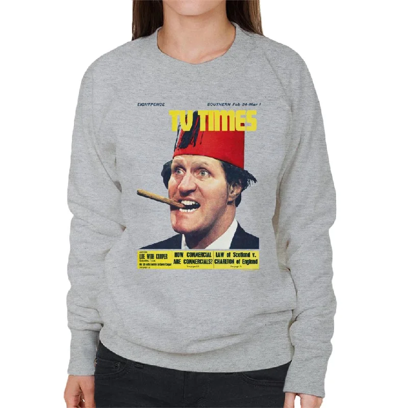 TV Times Tommy Cooper 1967 Cover Women's Sweatshirt