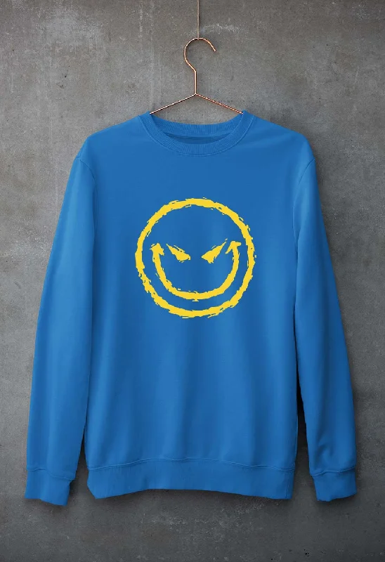 Evil Smile Emoji Unisex Sweatshirt for Men/Women