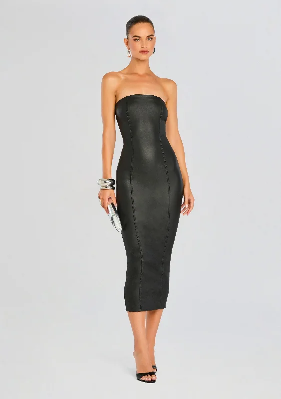 Adalaide Coated Midi Dress